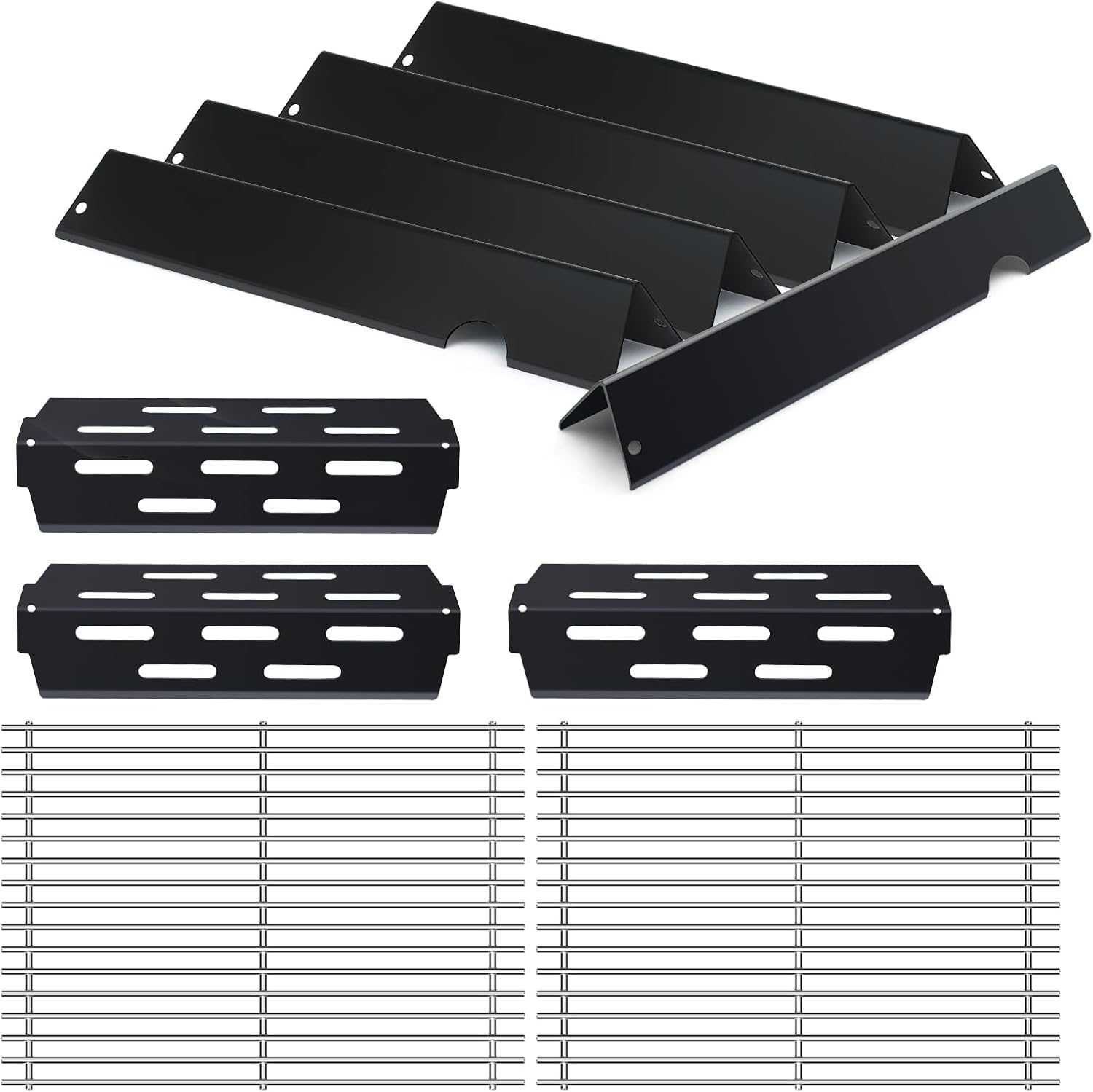 Grill Replacement Parts for Genesis ii Grates 66032 Flavorizer Bars Grill Parts GS4,66095 Grill Grates 66795 Heat Deflector Replacement Parts for Weber Genesis ii E-310