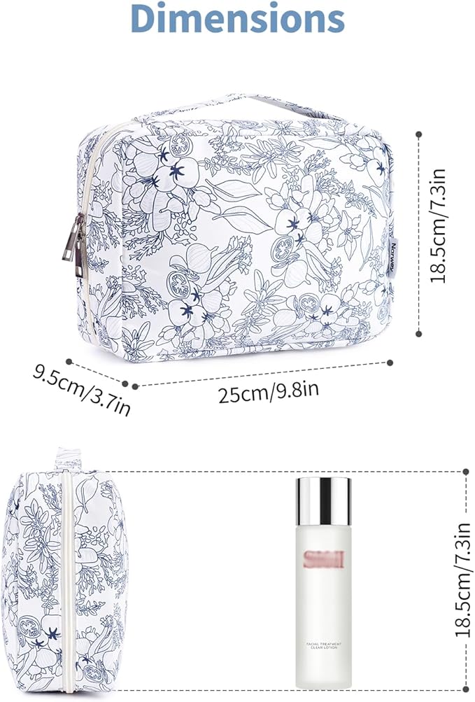 Narwey Hanging Travel Toiletry Bag Cosmetic Make up Organizer for Women and Girls Waterproof