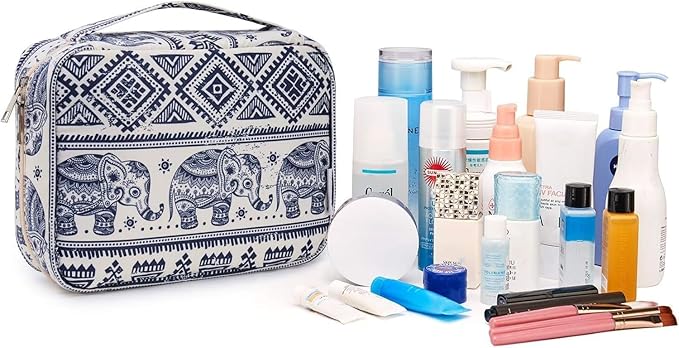 Narwey Hanging Travel Toiletry Bag Cosmetic Make up Organizer for Women and Girls Waterproof