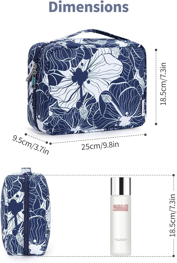 Narwey Hanging Travel Toiletry Bag Cosmetic Make up Organizer for Women and Girls Waterproof