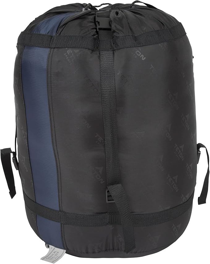 Teton 0 Degree Polara Sleeping Bag for Adults, Great for All Weather Camping, Hunting, Versatile Outdoor Sleeping Bag, Lightweight, Warm, Comfortable, Compression Sack Included