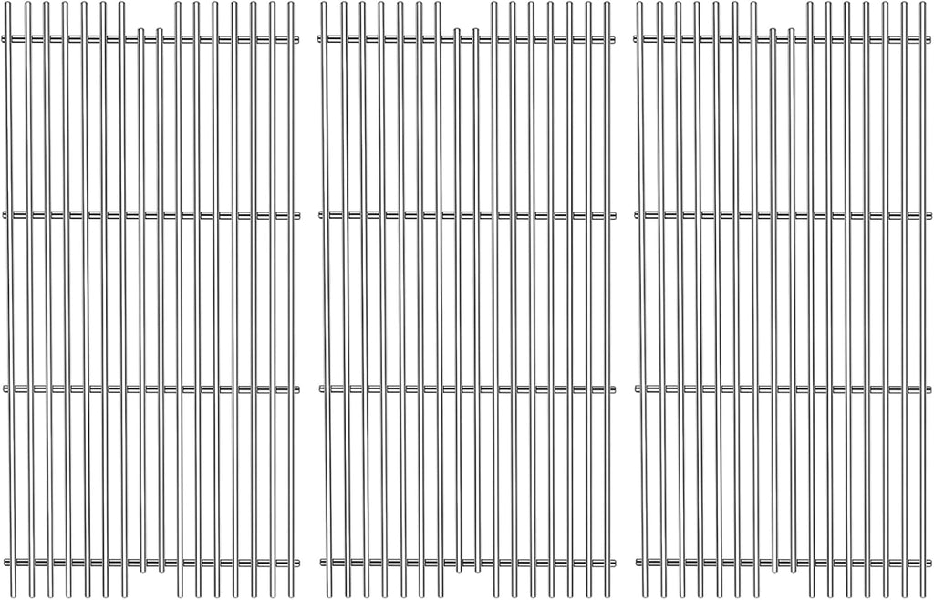 S911 Stainless Steel 3 Pack Cooking Grids Grates for Viking VGBQ 30" T, VGBQ 41" T, VGBQ 53" T Series Gas Grill 23-1/4" x 11 1/2"