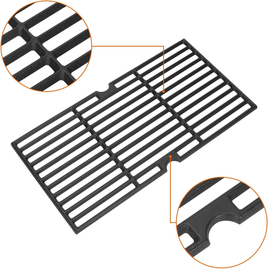 Cast Iron Grill Grates for Charbroil Performance 4/5 Burner Grill 463347017 463349917 463347418 463377017 463342119 463376217 463335517 463347519 463347518, Cooking Grids for G470-0002-W2 G470-0003-W1