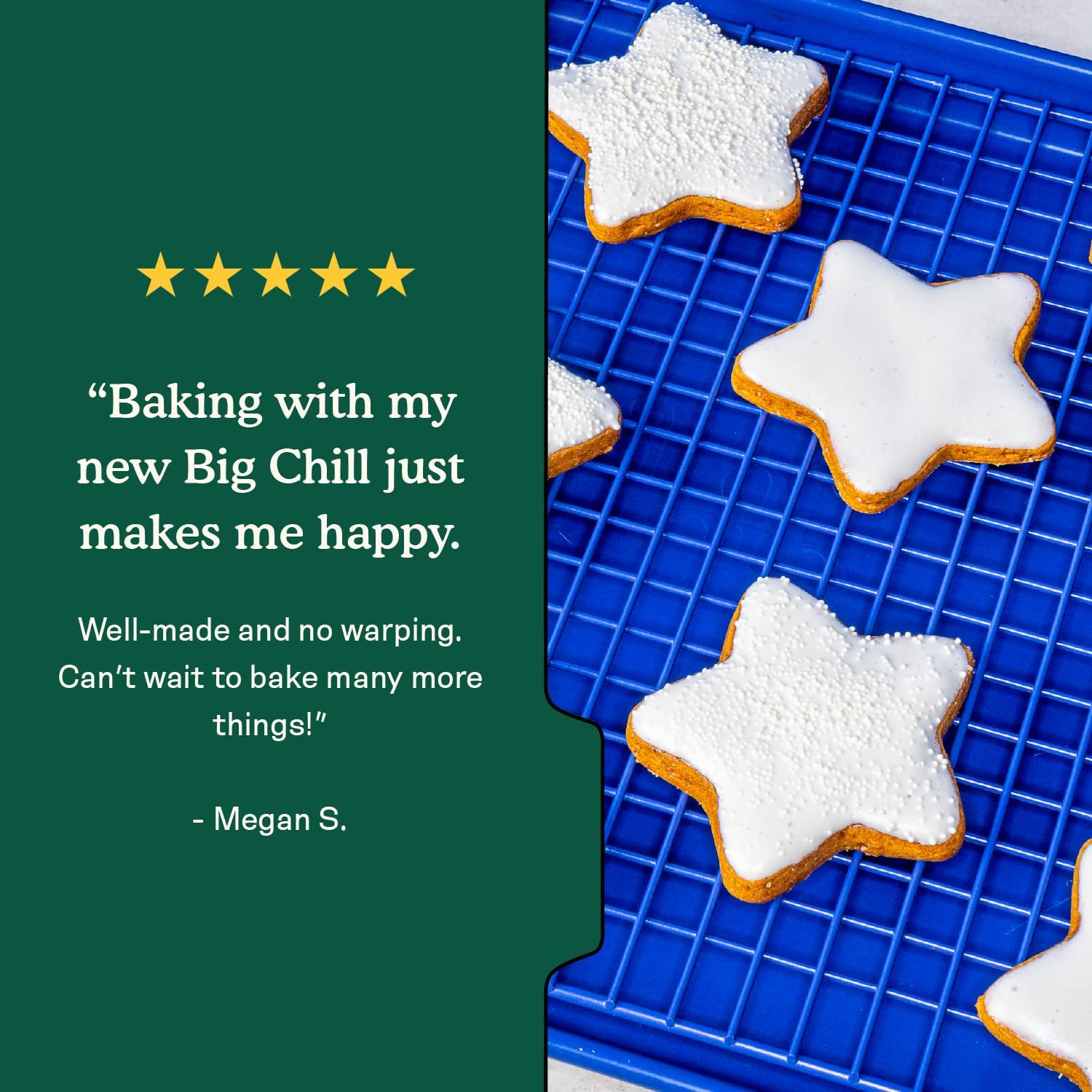 Great Jones Big Chill Wire Cooling Rack (Raspberry) – 16.25" × 11.25" Heavy-Weight Aluminized Steel,Nonstick Baking Rack – Oven Safe 450 °F, Bacon & Cookie Cooling Rack – Fits Half Sheet Pans