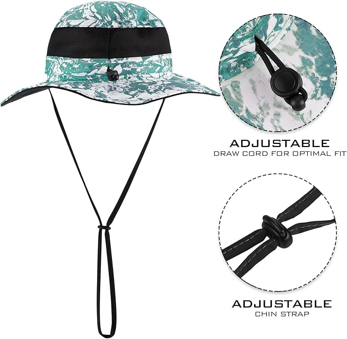 KastKing Sol Armis UPF 50 Boonie Hat - Sun Protection, Fishing, Beach & Hiking, Paddling, Rowing, Kayaking