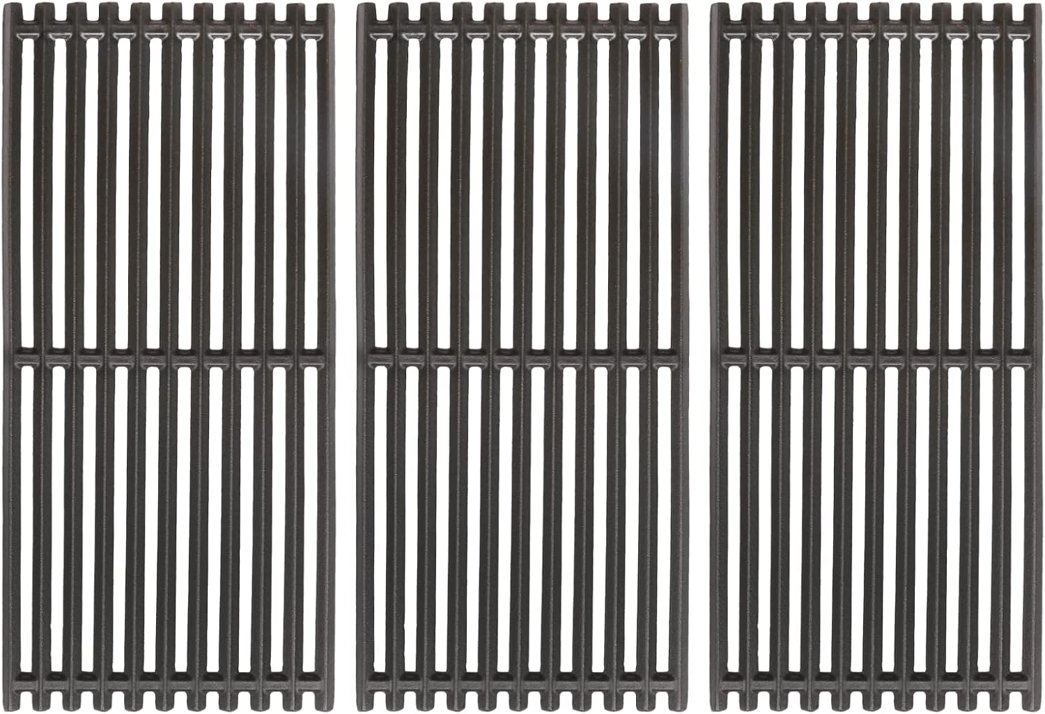 17" Cast Iron Grill Grates for Charbroil Commercial Infrared 463355220 463242516 463242515 466242615 463243016 463346017 466242616 463364824 3-Burner Parts for Charbroil Grill Grates G466-0025-W1A