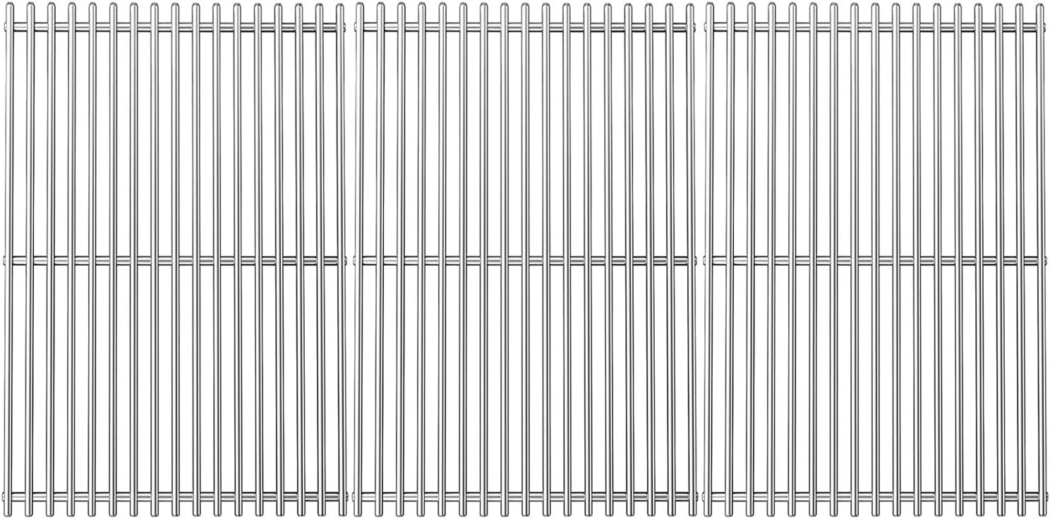 18.7" Cooking Grates for Weber GS4 Genesis II LX 400 SER II E-410 E-435 S-410 GBS S-435 S-440 LX E/S-440 & Genesis 2 400, Kitchen-aid 720-0856V 740-0781, Replacements Grill for Weber 66097 66089