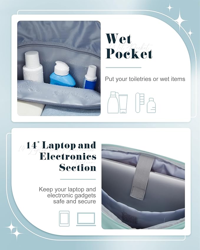 Gym Bag Womens,Travel Duffel Carry on Bag Sport Tote Bag Weekend Overnight Bag