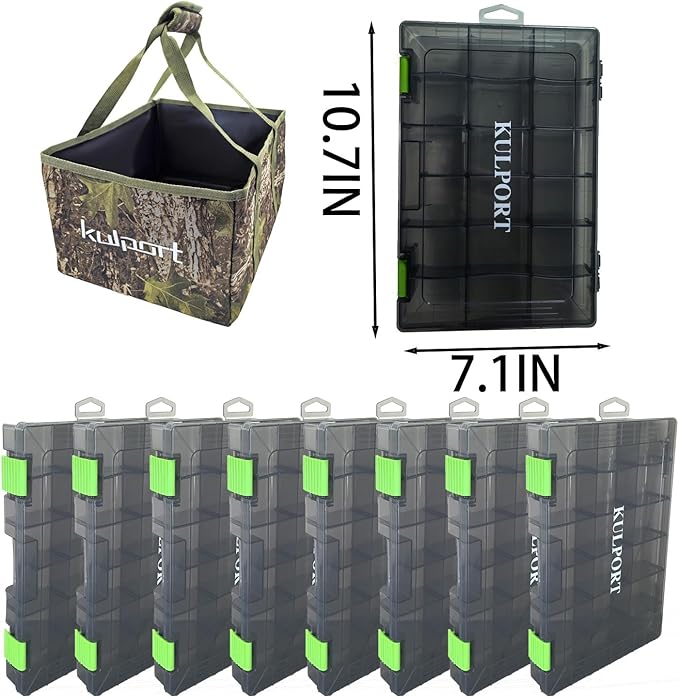 Fishing Tackle Bag Fishing Bags With 8 3600 Boxes for Freshwater Fishing or Saltwater Fishing Non-Slip Shoulder Strap & Suitable for 3700/3600/3500 Tackle Box
