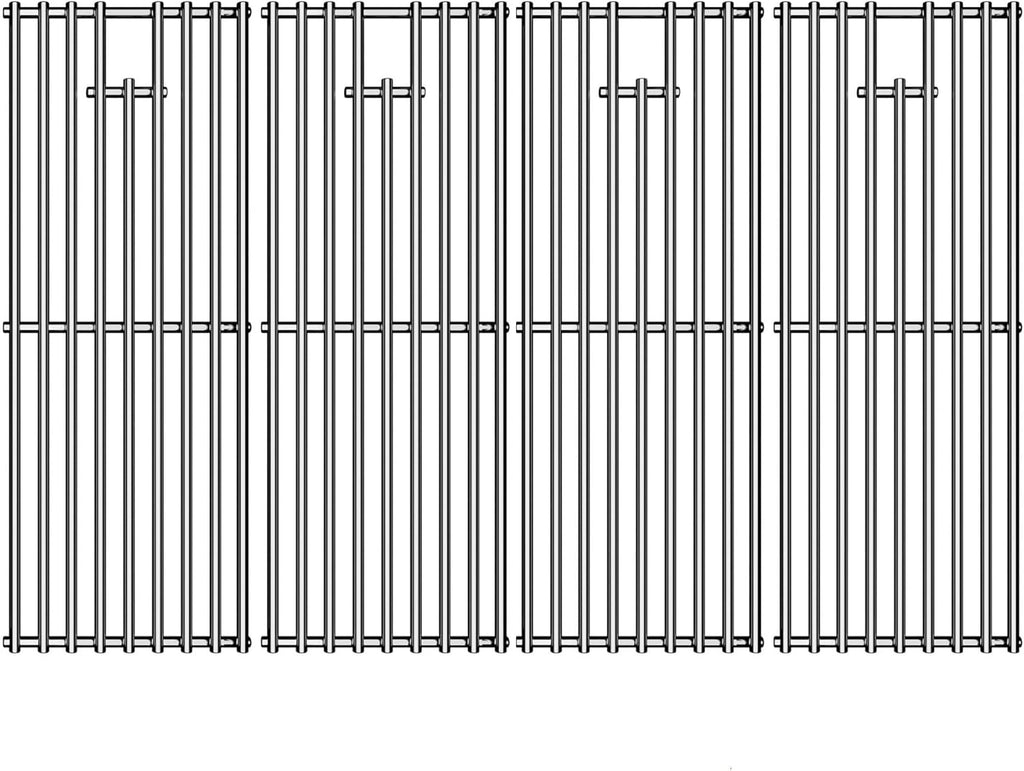 Stainless Steel Cooking Grill Grates Replacement for 16517 Bull BBQ Angus, Brahma, Lonstar Select, Outlaw Steer Premium, Lonestar Select, 7 Burner Premium, 19.25" x 30"