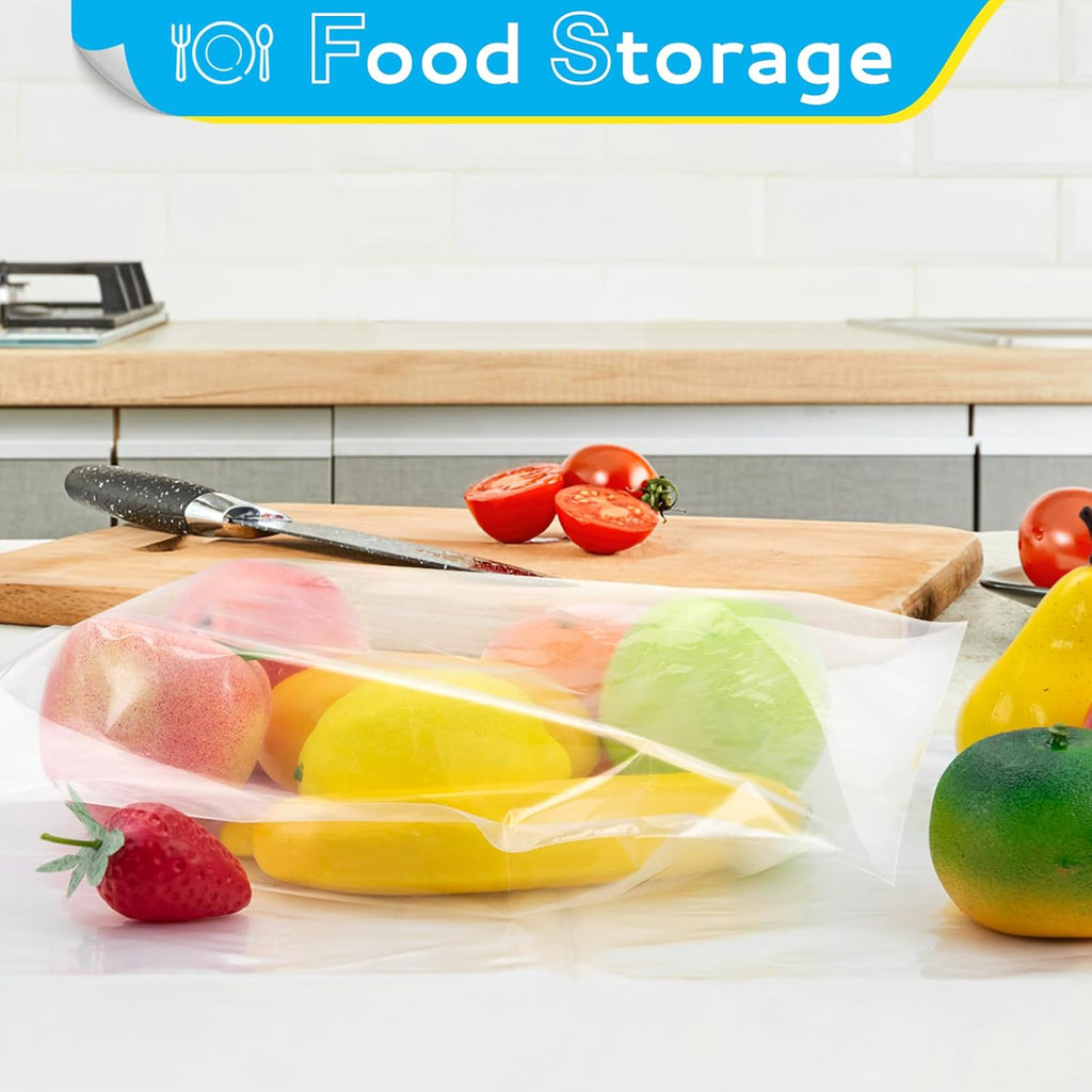 13" X 15" (30 Count) 2 Mil Clear Plastic Shirt Bags, Reclosable Large Poly Bags with Zip Seal for Travel, Storage, Packaging, Shipping