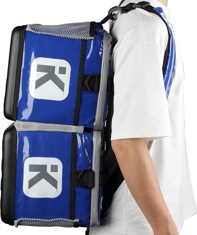 KITBRIX Gym Bag, Duffel Bag, Personal Item Travel Bag - Solid Waterproof Base - Built for Wet, Muddy Gear - Multi-Use Swim Bag, Soccer Bag, Wrestling Bag, Camping Bag, Triathlon Transition Bag