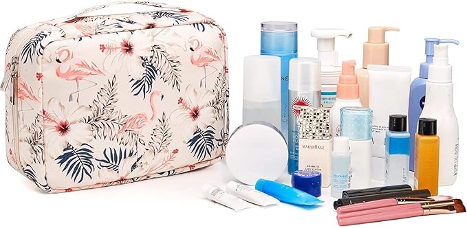 Narwey Hanging Travel Toiletry Bag Cosmetic Make up Organizer for Women and Girls Waterproof