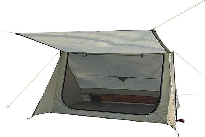 Sirius Two Ultralight Backpacking Tent, 2 Person Trekking Pole, Waterproof, Compact, Single Wall, Bushcraft Shelter for Camping, Hiking, Kayaking