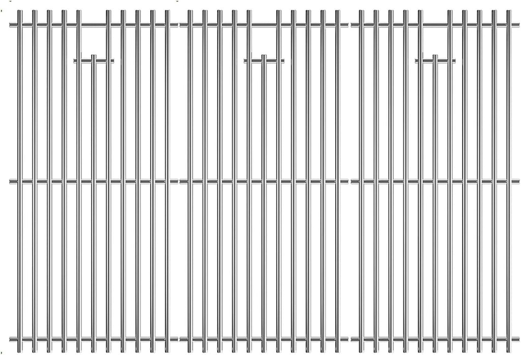 16 15/16" Grill Grates for Charbroil Advantage 4 Burner 463344116 463343015 463344015 463240015 463340516, Stainless Steel Cooking Grids Replacement Parts for Charbroil G460-0500-w1, G530-b700-w1