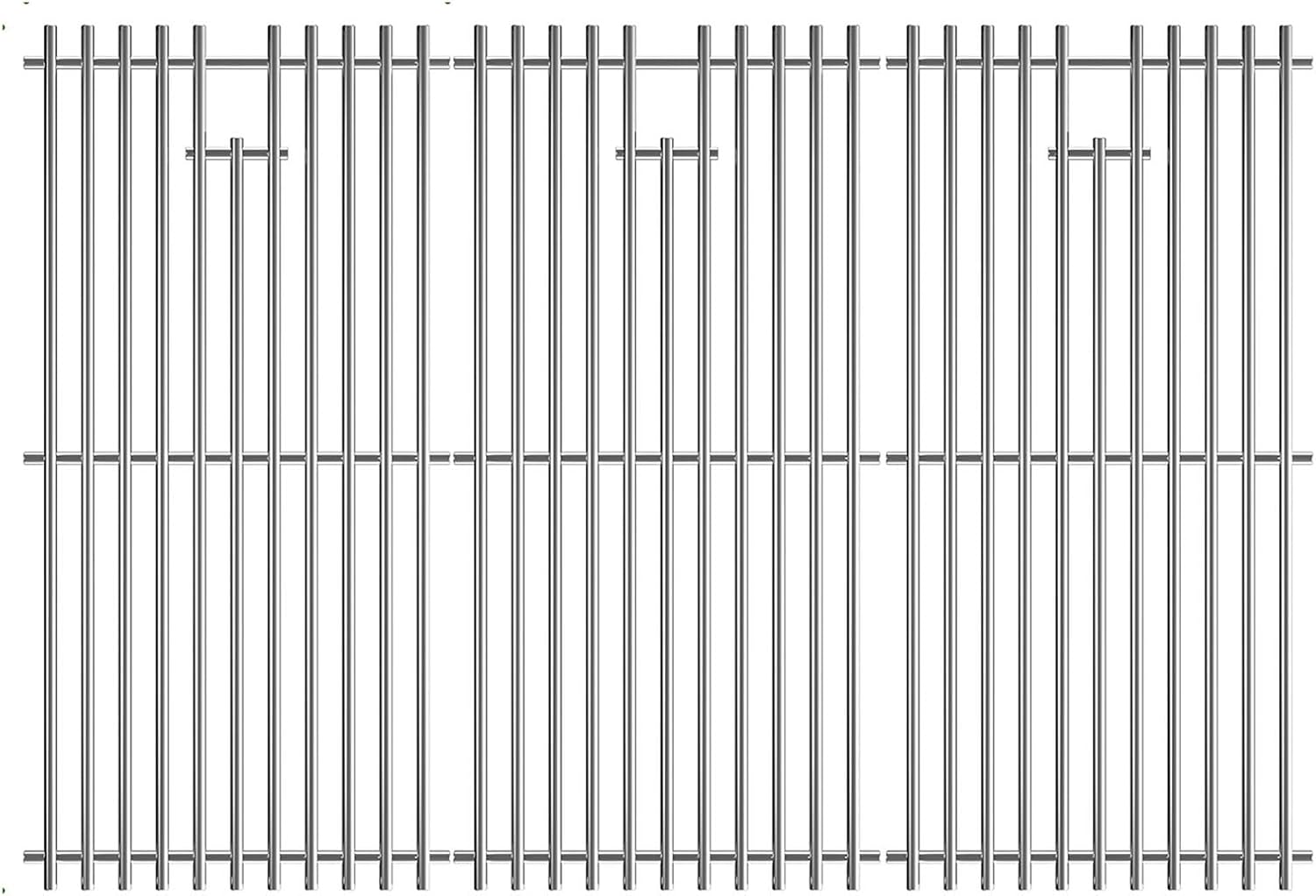 16 15/16" Grill Grates for Charbroil Advantage 4 Burner 463344116 463343015 463344015 463240015 463340516, Stainless Steel Cooking Grids Replacement Parts for Charbroil G460-0500-w1, G530-b700-w1
