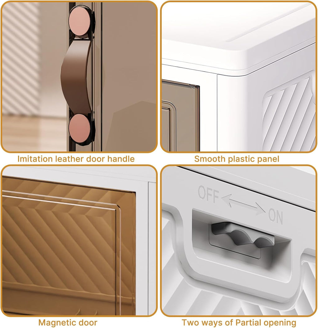 Extra Large Stackable Storage Bins with Lids and Wheels, Foldable Collapsible Closet Organizers,360QT-120QT/30GAL*3Pack Plastic Stackable Storage drawers for bedroom Dorm