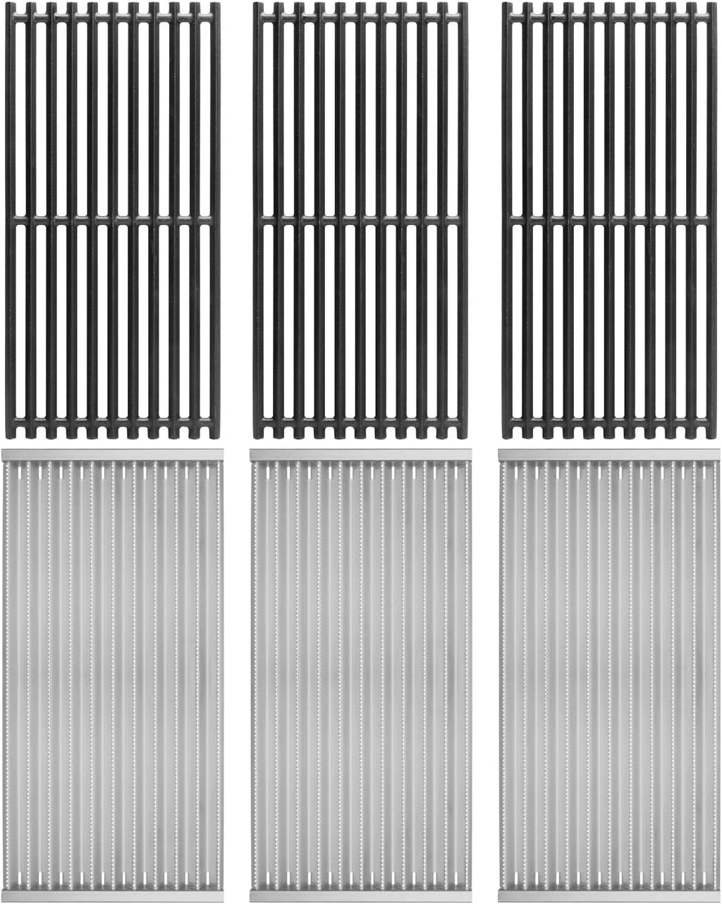 Grill Grates and Emitter Plates for Charbroil Commercial TRU-Infrared 3 Burner 463242516 463242515 466242515 466242615 463243016 463367516 463367016 466242516 463342620, G466-0025-W1A G466-2400-W1