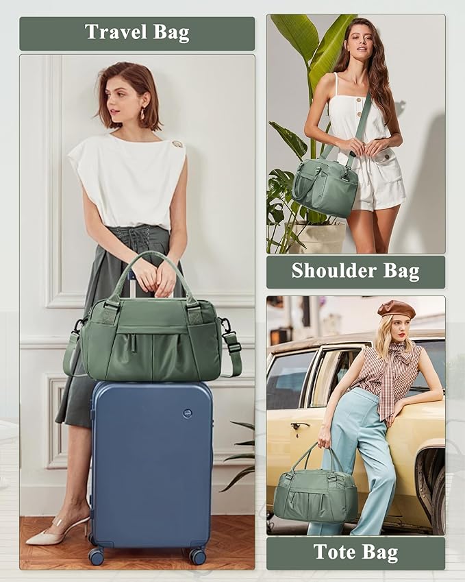 Gym Bag Womens,Travel Duffel Carry on Bag Sport Tote Bag Weekend Overnight Bag