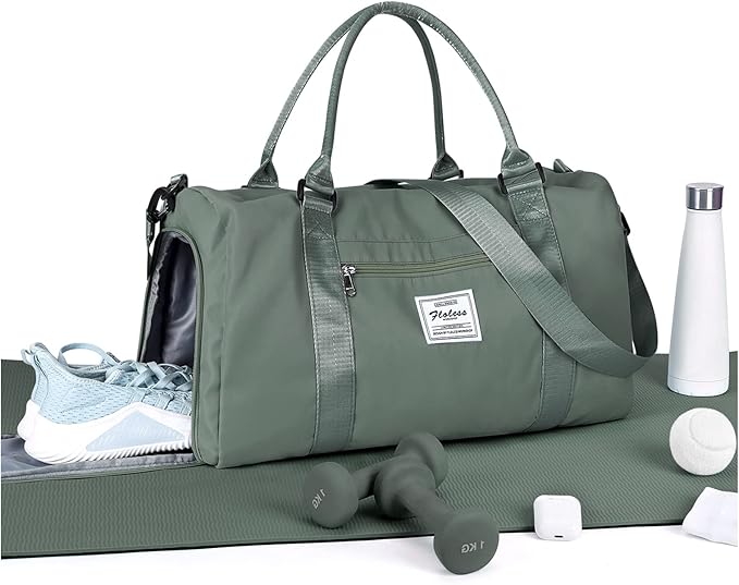 Gym Bag Womens,Travel Duffel Carry on Bag Sport Tote Bag Weekend Overnight Bag
