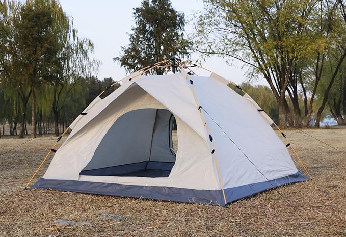 2 Person Windproof Oxford Tent Easy Setup Backpacking Tent for Camping, Hiking, Traveling