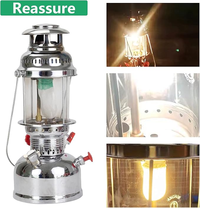 10pcs Propane Lantern Mantles for Gas Lantern Propane Light Mantle for Outdoor Camping Lantern Natural (10Pcs)