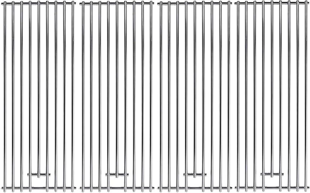 19 1/4" Stainless Steel Cooking Grid Grates Replacement Parts for 16517 Bull BBQ Angus, Brahma, Lonstar Select, Outlaw Steer Premium, Lonestar Select,19.25"x7.5",4Pack
