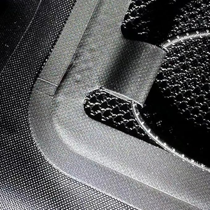 Waterproof Dry Bag for Kayaking, Surfing, Canyoning, Trekking, Camping, Water Sports, Rainproof (Black orange, 25)