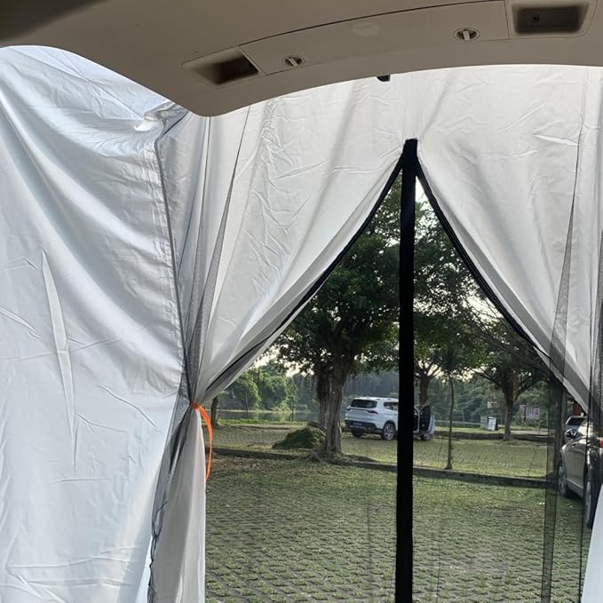 SUV Tent Van Camping Nomadic Camper Sleeping Take Shower or Change Clothes in Vehicle Water-Repellent and Lightweight Portable Bag Set up Size: L.W.H: 148x148x230 Centimeters