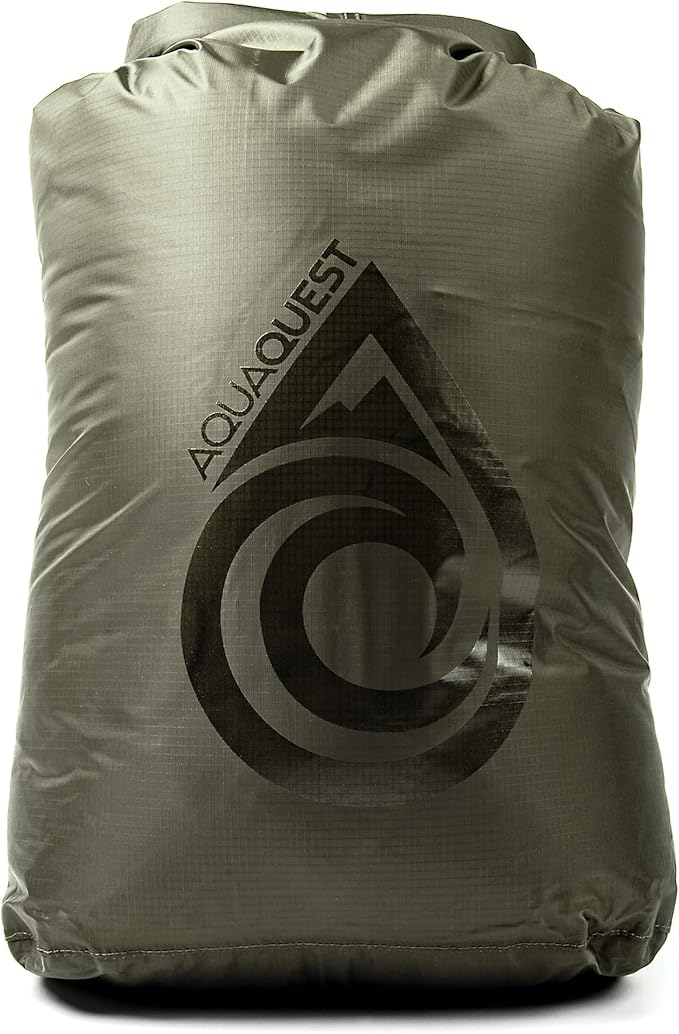 AquaQuest Rogue Dry Bags - 100% Waterproof - 10 + 20 + 30 L, Olive Drab