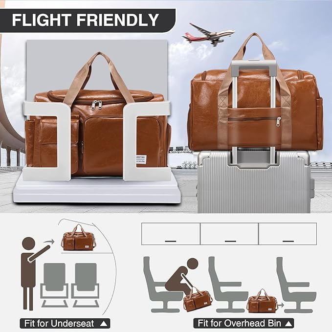 Small Gym Bag for Women, Travel Duffle Bag Carry On Weekender Bag with Shoe Compartment