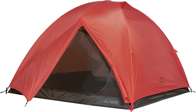TETON Sports Mountain Ultra Tents, 1-4 Person Backpacking Tent, Lightweight, Perfect for Camping, Hiking and Backpacking – Waterproof and Built to Last