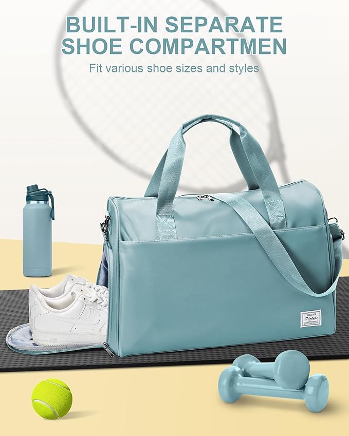 Gym Bag Womens,Travel Duffel Carry on Bag Sport Tote Bag Weekend Overnight Bag