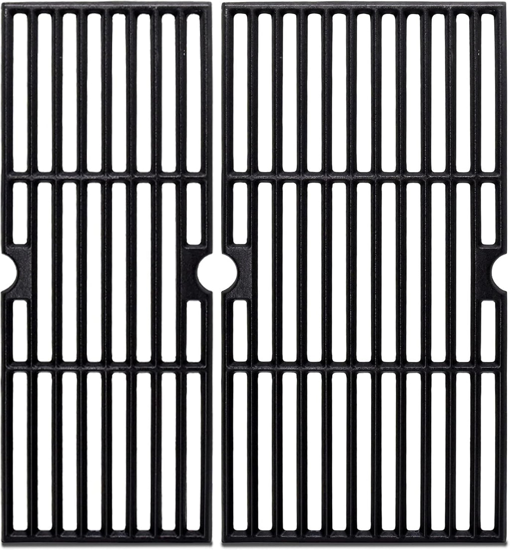 Adviace Grill Grates for Charbroil Performance 2 Burner 463673519 Replacement Parts, Cast Iron Cooking Grate for Char-Broil 463625217, 463625219, G470-0002-W1, G470-0003-W1, G321-0005-W1, G321-0006-W1