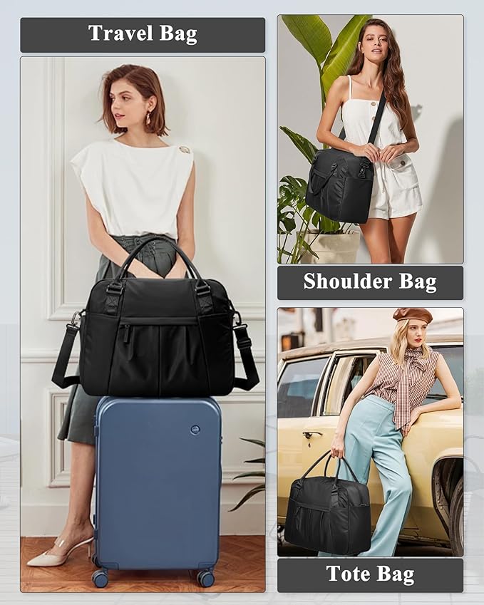 Gym Bag Womens,Travel Duffel Carry on Bag Sport Tote Bag Weekend Overnight Bag