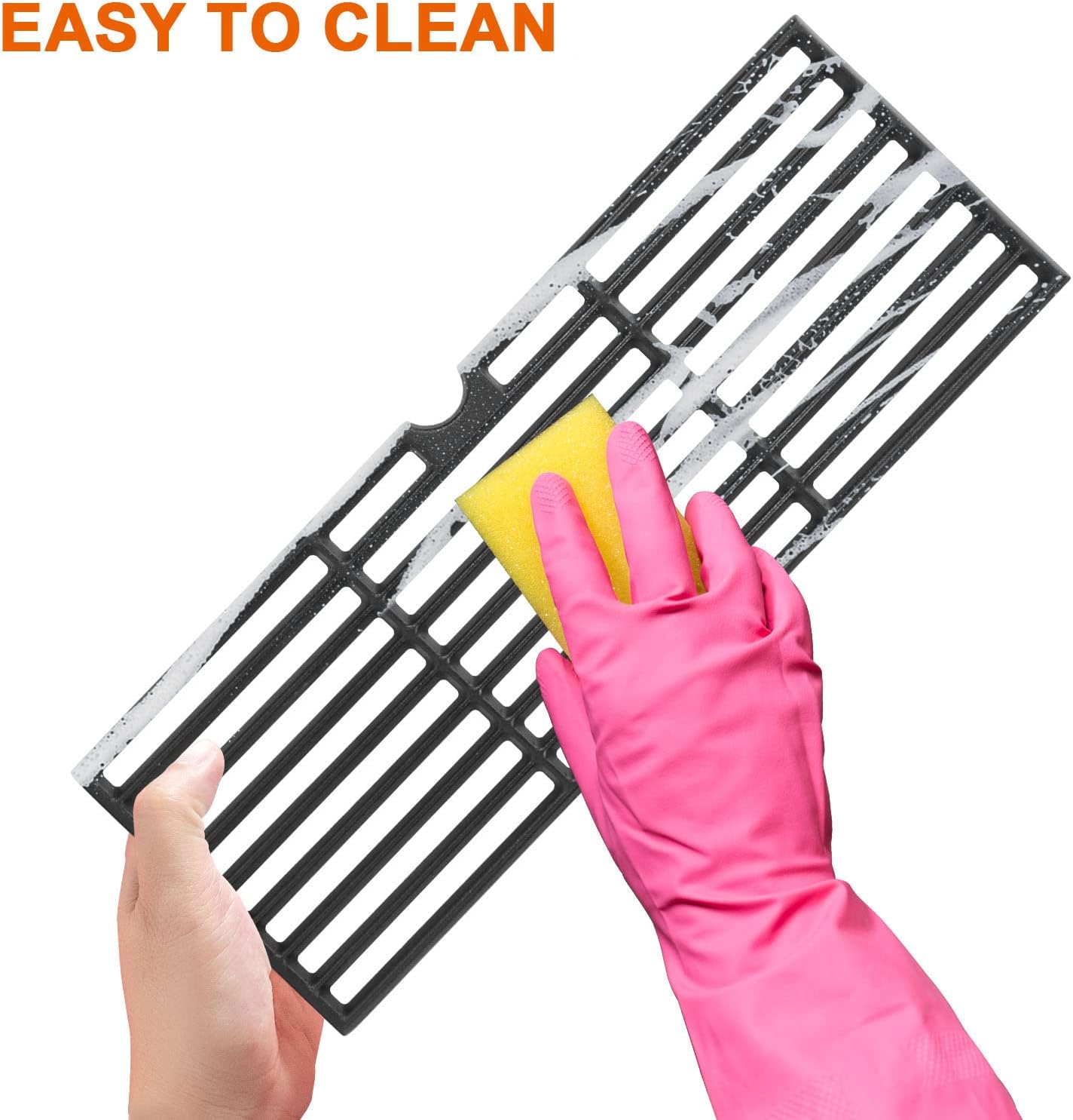 Cast Iron Grill Grates for Charbroil Performance 4/5 Burner Grill 463347017 463349917 463347418 463377017 463342119 463376217 463335517 463347519 463347518, Cooking Grids for G470-0002-W2 G470-0003-W1