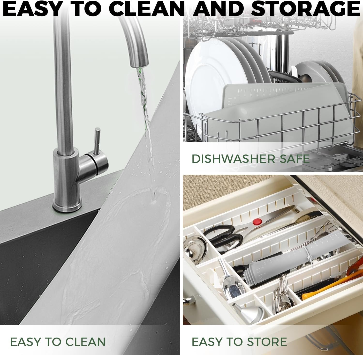 Silicone Baking Mat 24" x 16", Extra Thick Dough Rolling Mat with Measurements and Edge Heightening, Non-stick Food Grade Silicone Pastry Mat for for Pastry, Bread, Cookies, Pizza, Fondant, Pasta