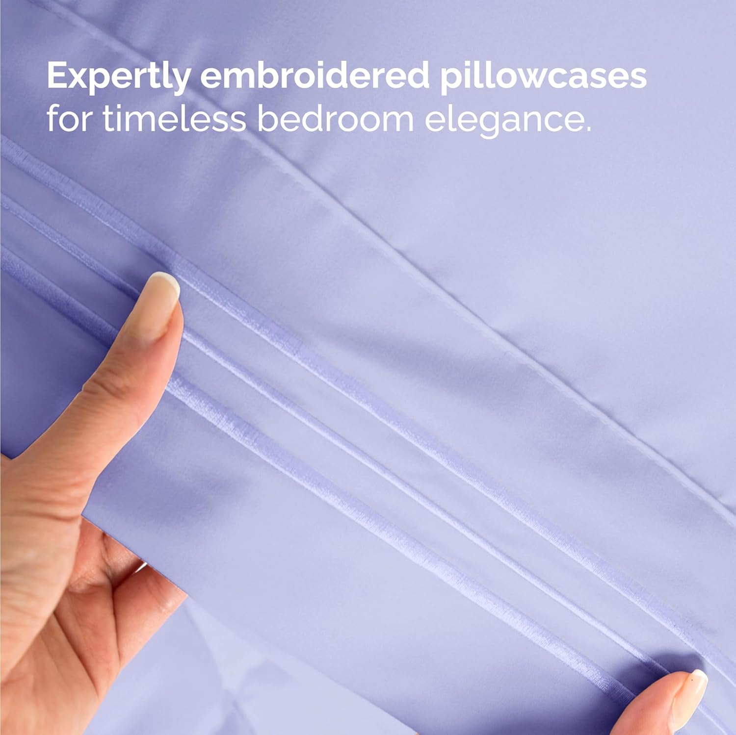 Twin Size 3 Piece Sheet Set - Comfy Breathable & Cooling Bed Sheets Set - Hotel Luxury Bedding for Women, Men, Kids, Teens, Boys & Girls - Deep Pockets, Ultra-Soft, Wrinkle Free - Oeko-Tex - Lavender