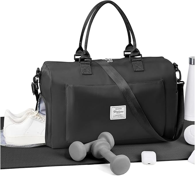 Gym Bag Womens,Travel Duffel Carry on Bag Sport Tote Bag Weekend Overnight Bag