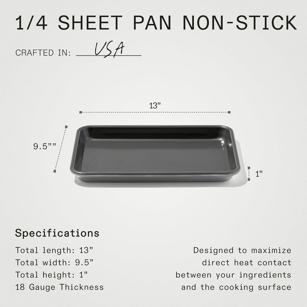 Made In Cookware - Quarter Non Stick Sheet Pan - 3004 Aluminum - Professional Bakeware