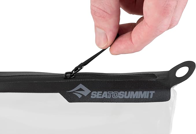 Sea to Summit TravellingLight Clear Zip Pouch with Travel Bottles, TSA Approved Toiletry Kit