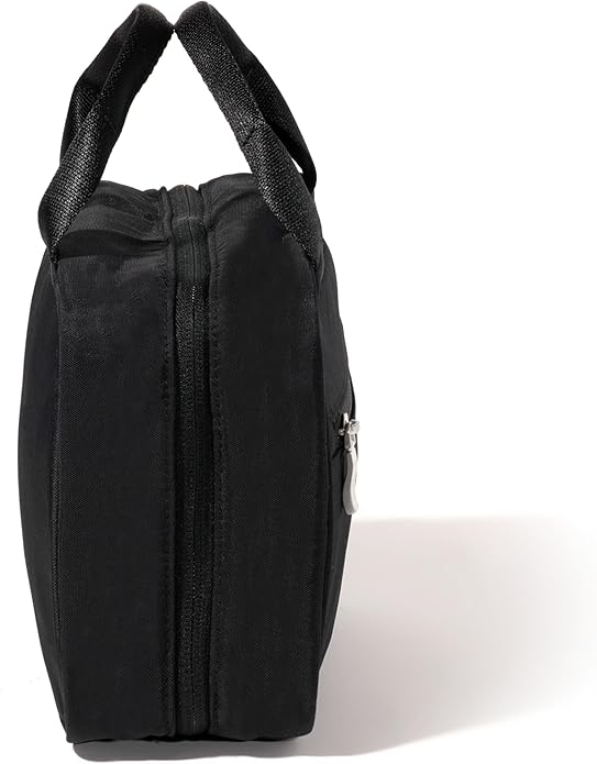 Baggallini Unisex's Hanging Travel Toiletry Kit-Lightweight 6x10 Inch Makeup Bag Toiltery