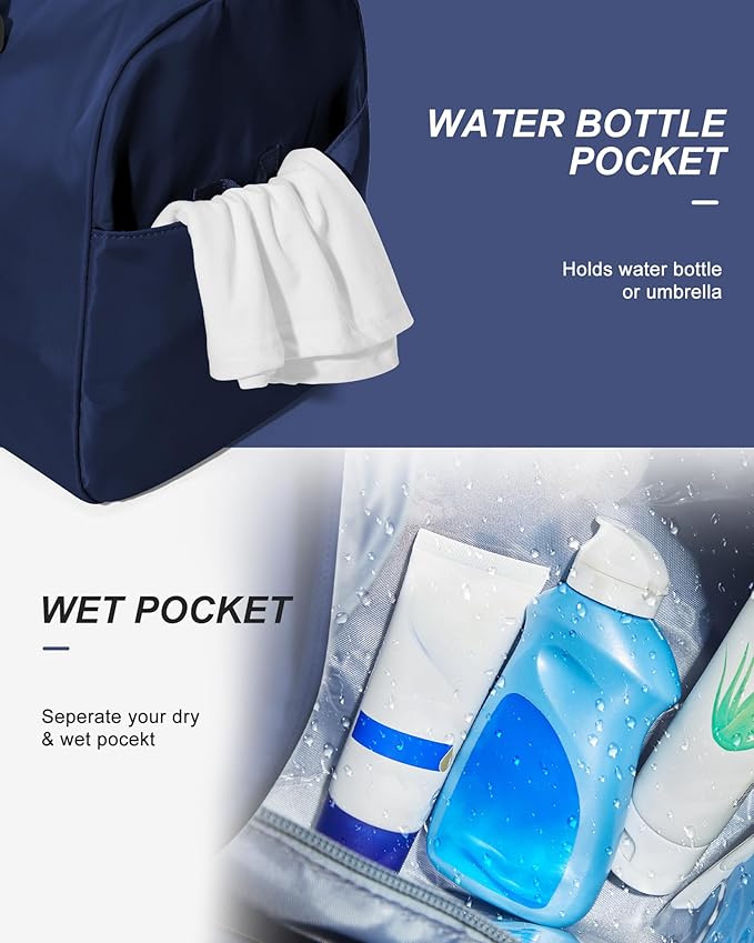 Gym Bag Womens,Travel Duffel Carry on Bag Sport Tote Bag Weekend Overnight Bag