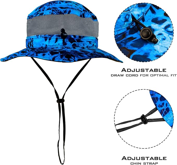 KastKing Sol Armis UPF 50 Boonie Hat - Sun Protection, Fishing, Beach & Hiking, Paddling, Rowing, Kayaking