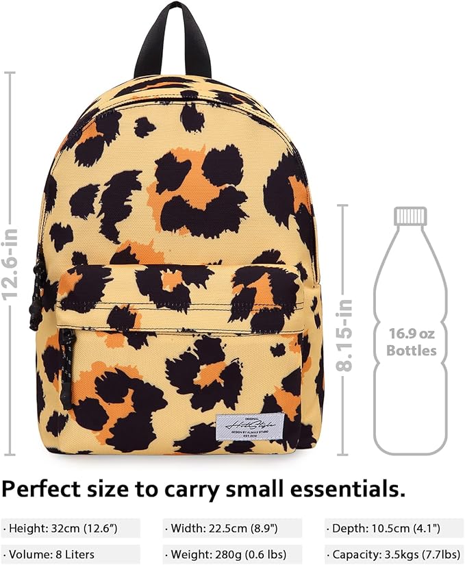 HotStyle SIMPLAY+ Mini Backpack, Multiple Colors and Patterns, 8 Litres