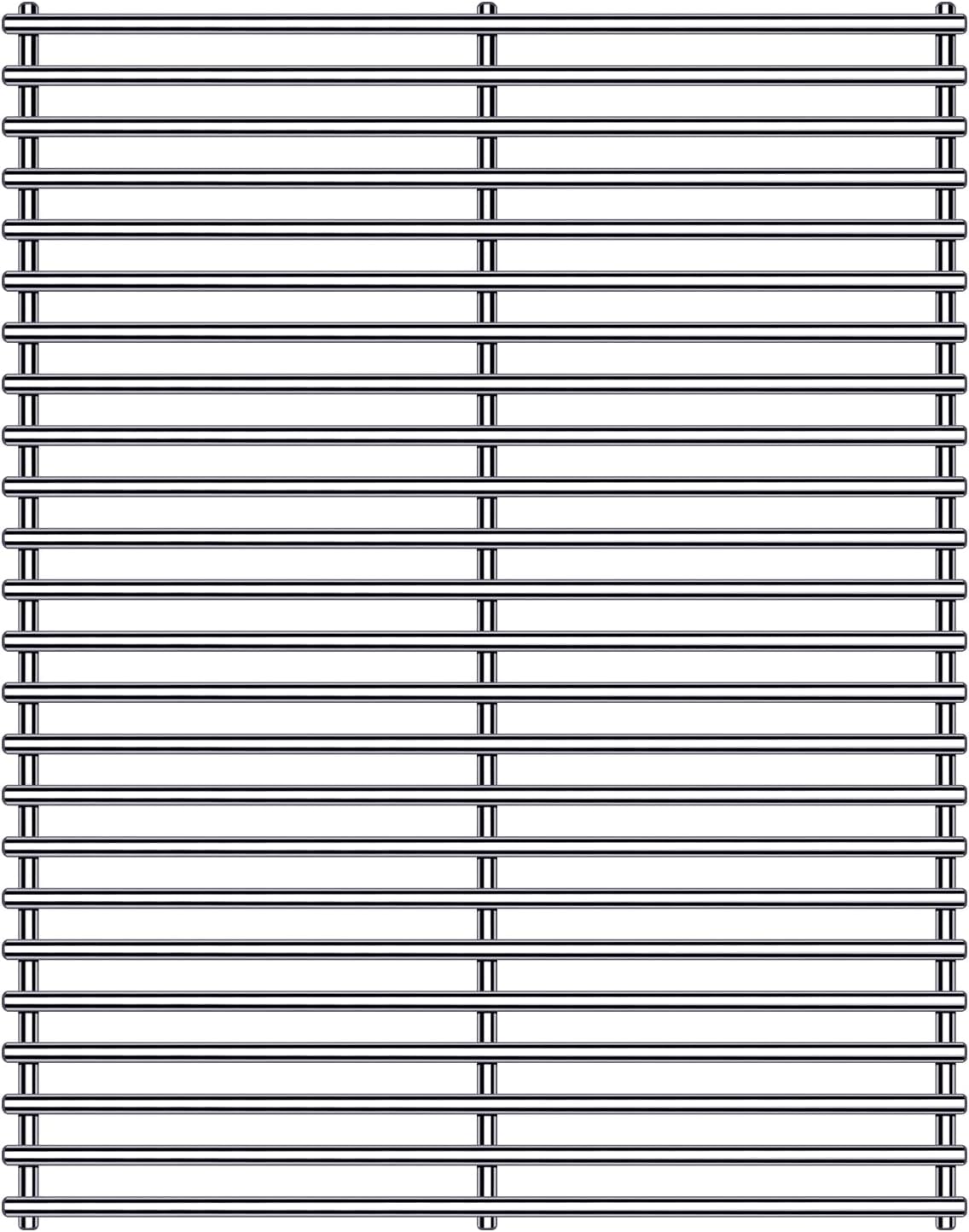 BBQ Grill Grates Replacement for Cuisinart Gas Grill CGG-200, CGG-220, CGG-240, Stainless Steel Cooking Grate Grids Gas Grill Parts Accessories 18 Inch for All Foods Portable Gas Grillls