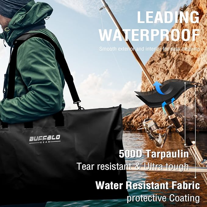 Buffalo Gear Fish Bag with Airtight Waterproof Zipper