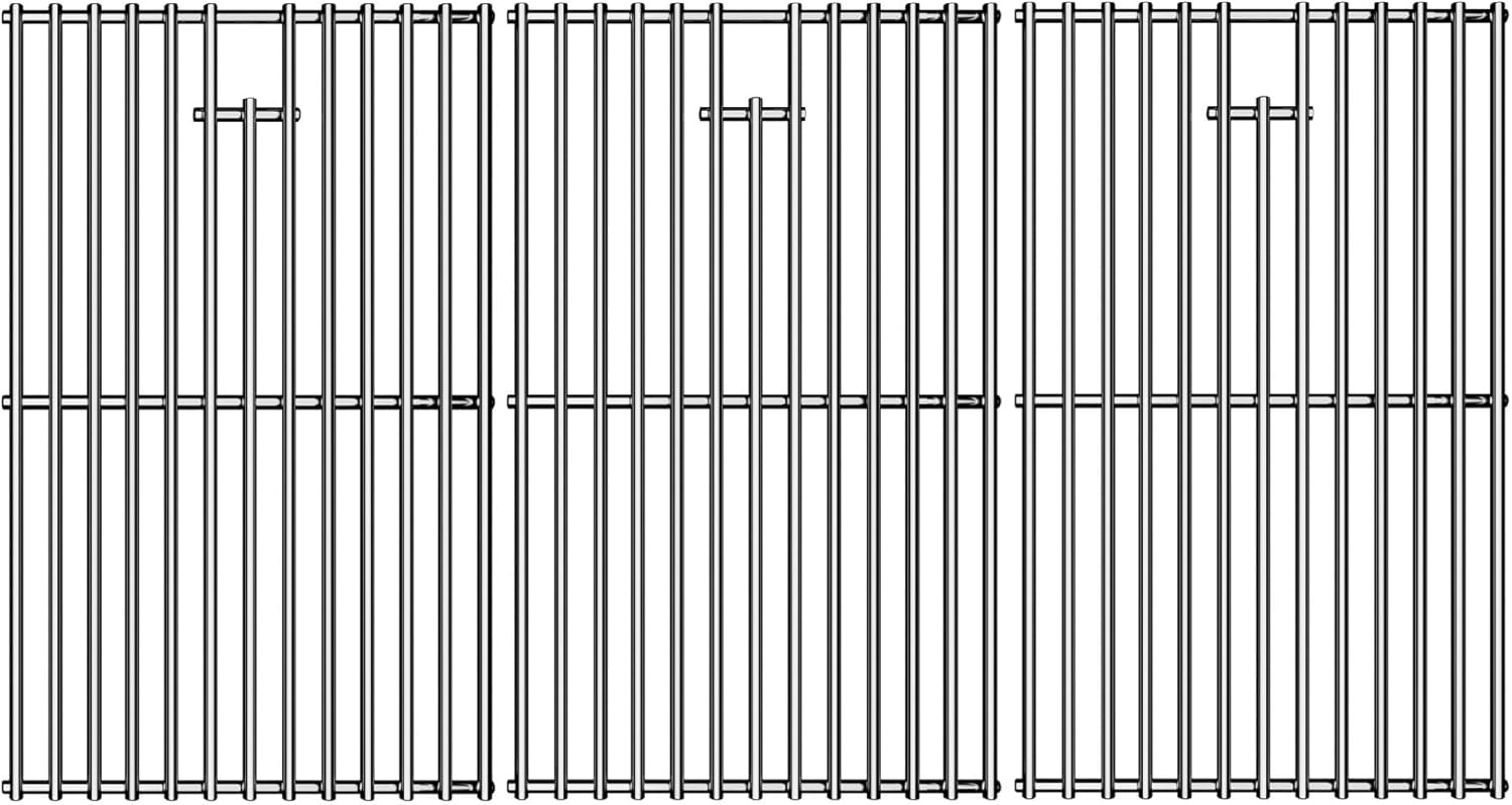 17/17.5/19.5 Inch Stainless Steel Grill Grates for Charbroil 463242716 Tru Infrared, for Charbroil Commercial 463242715 463276016 463257520 463263924, for Lowe's 606682 Nexgrill 720-0882A