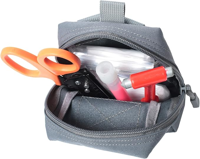 2 Pack Molle Pouches - Tactical Compact Water-Resistant EDC Pouch