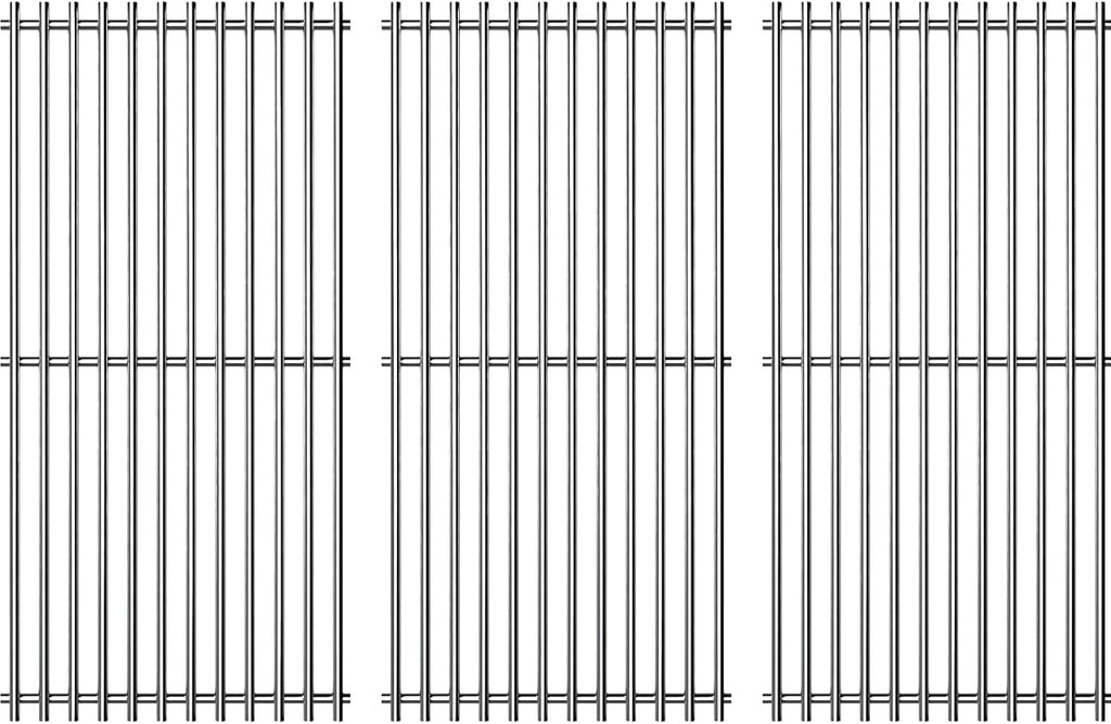 18-1/8" Stainless Steel Grates Replacement for Charbroil 463263110, 463268107, 463271309, 463271312, 463271313, 463271314, 463271315, 466231711, 466247310, 466247512 Kenmore Gas Grill